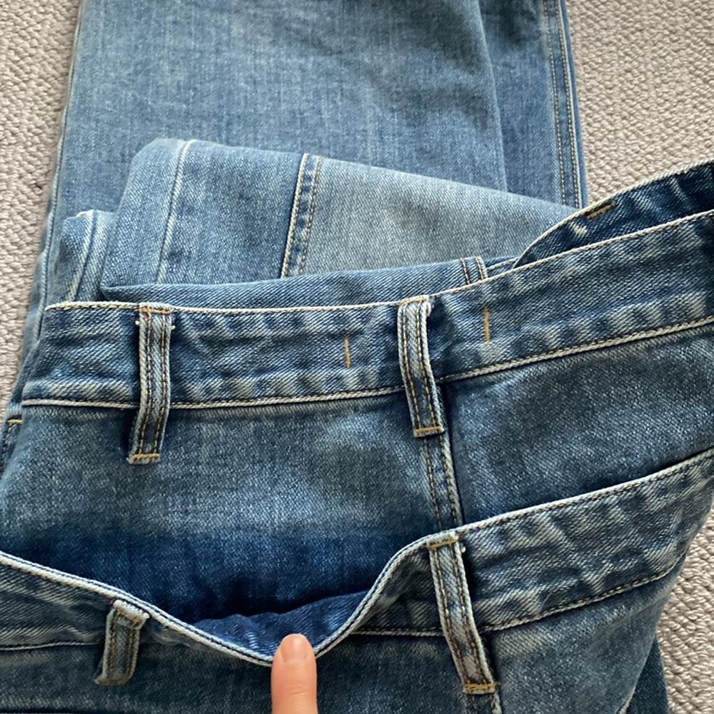 Tibi Double Waist Carpenter Jeans size 25 in classic wash NWOT - Picture 15 of 16